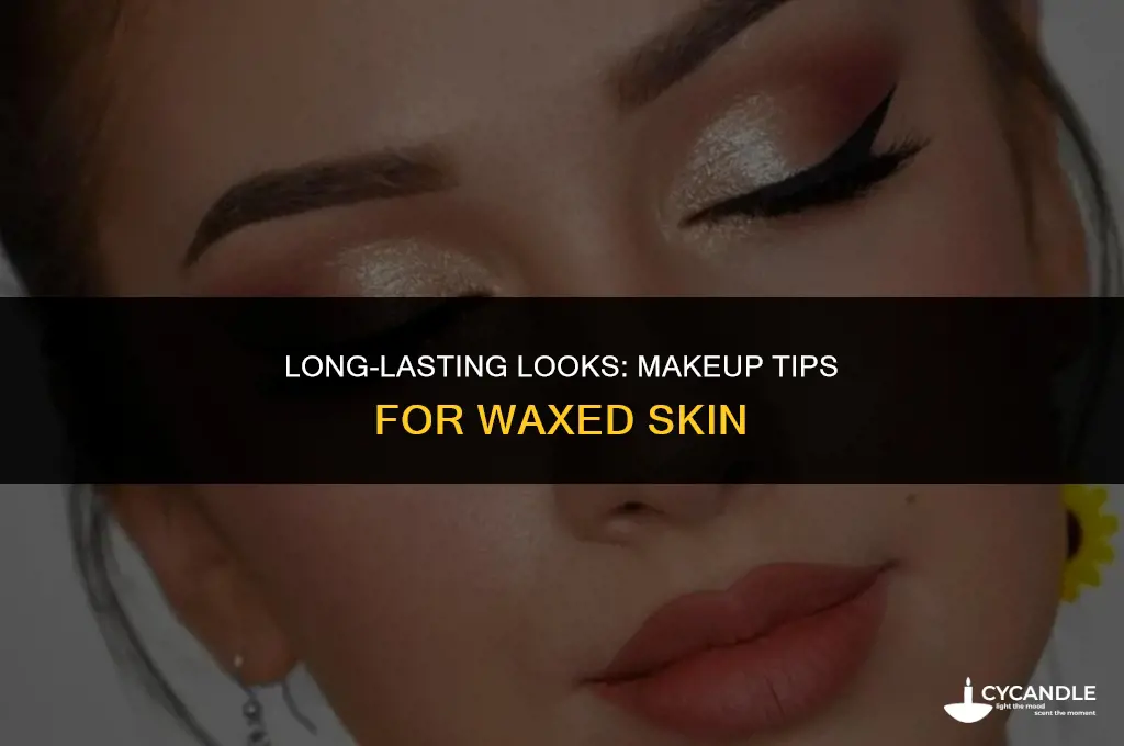 how to make makeup stick to waxed skin