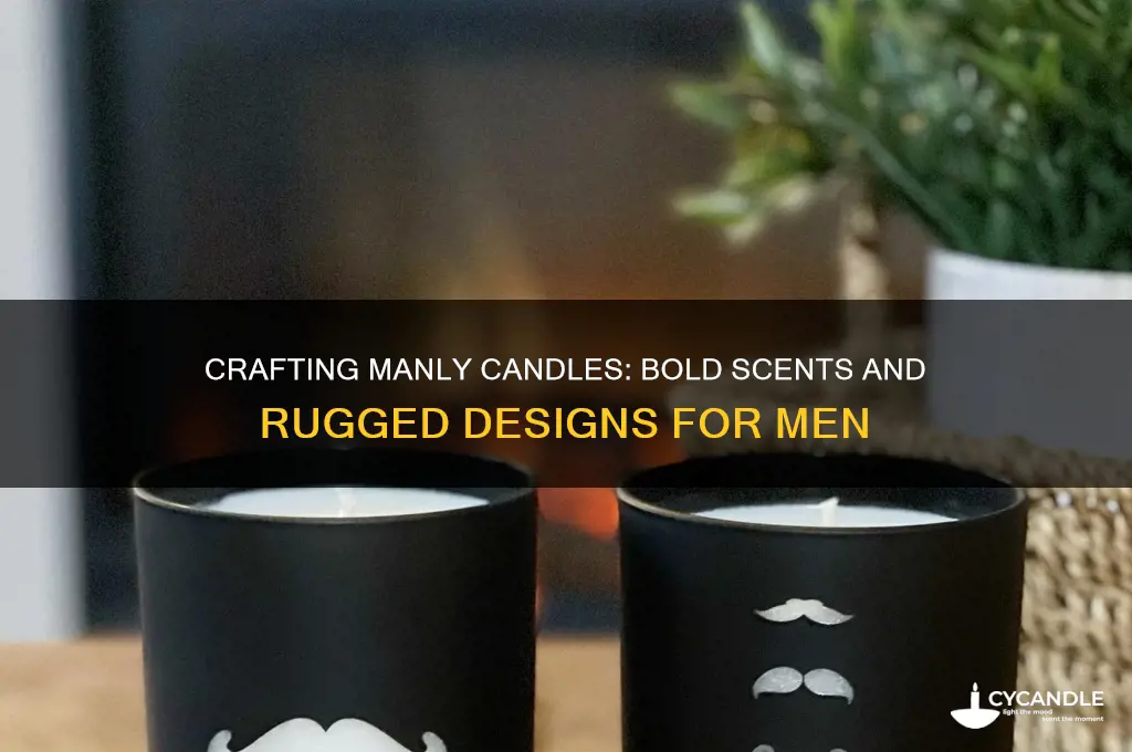 how to make manly candle