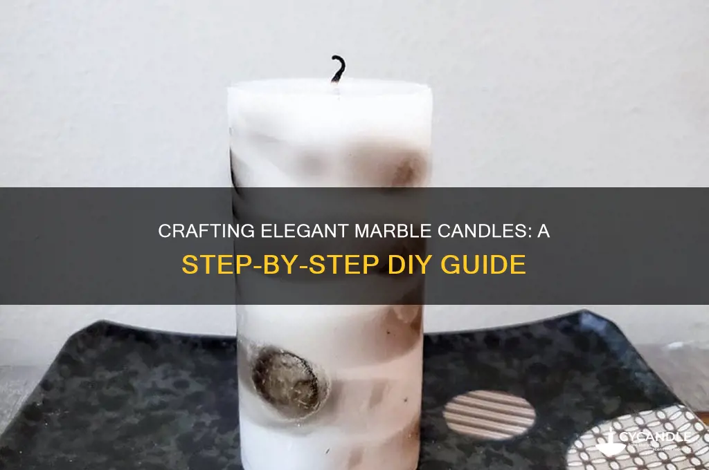 how to make marbel candles