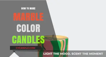 Crafting Elegant Marble Color Candles: A Step-by-Step DIY Guide