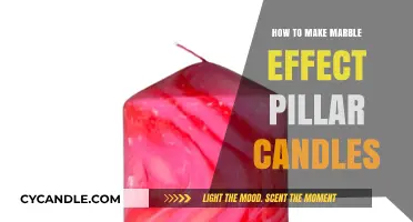 Crafting Elegant Marble Effect Pillar Candles: A Step-by-Step Guide