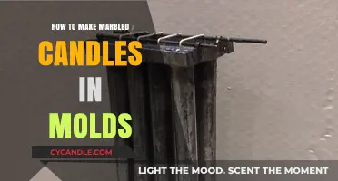 Crafting Elegant Marbled Candles: A Mold-Making Guide for Beginners