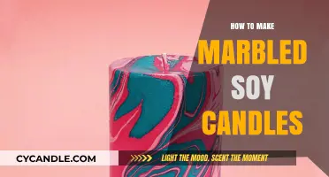 Crafting Elegant Marbled Soy Candles: A Step-by-Step DIY Guide