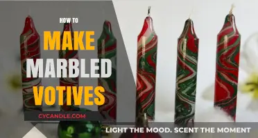 Crafting Elegance: A Step-by-Step Guide to Marbled Votives