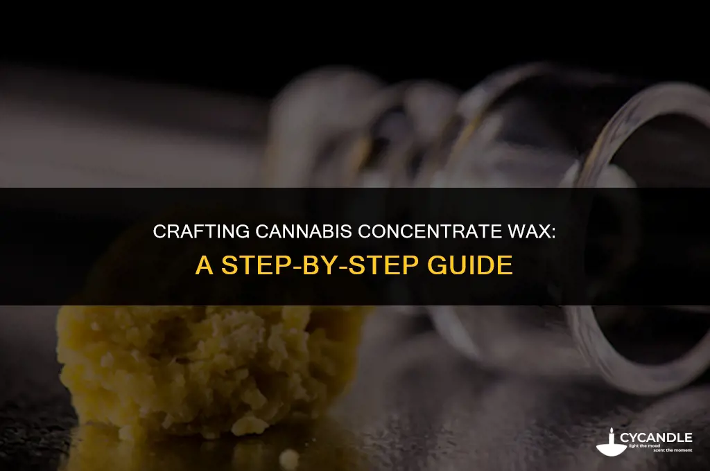 how to make marijuana concentrate wax