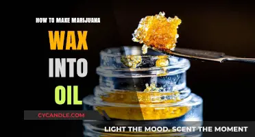 Transforming Marijuana Wax into Oil: A Comprehensive Guide