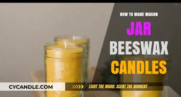 Crafting Beeswax Candles in Mason Jars: A Simple DIY Guide