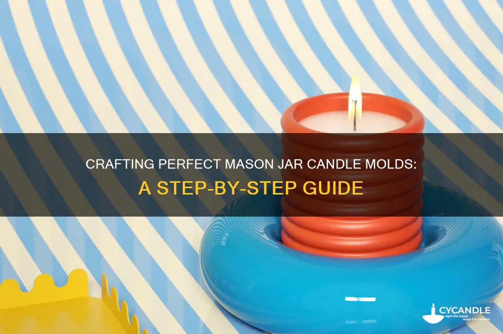 how to make mason jar candle mold