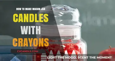 Crafting Colorful Crayon Candles in Mason Jars: A DIY Guide