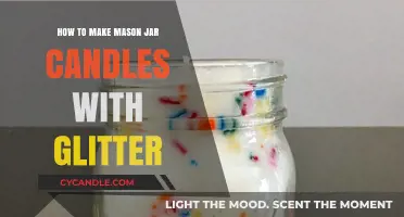 Sparkling DIY: Crafting Glittery Mason Jar Candles Step-by-Step