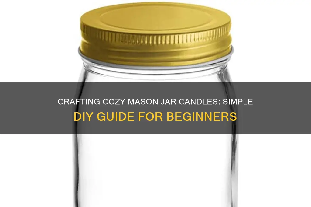how to make mason jar candles