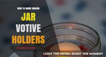 Crafting Charming Mason Jar Votive Holders: A Simple DIY Guide