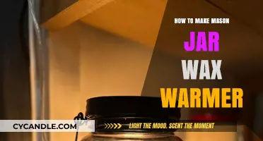 Crafting Cozy: DIY Mason Jar Wax Warmer for a Warm Ambiance