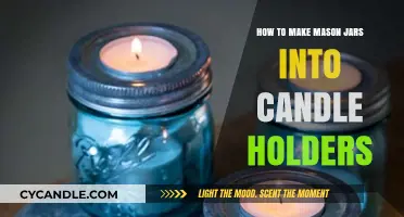 Crafting Cozy Ambiance: Transforming Mason Jars into Charming Candle Holders