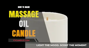 Crafting Relaxing Massage Oil Candles: A Simple DIY Guide