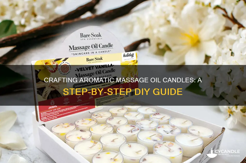 how to make massage oil candles