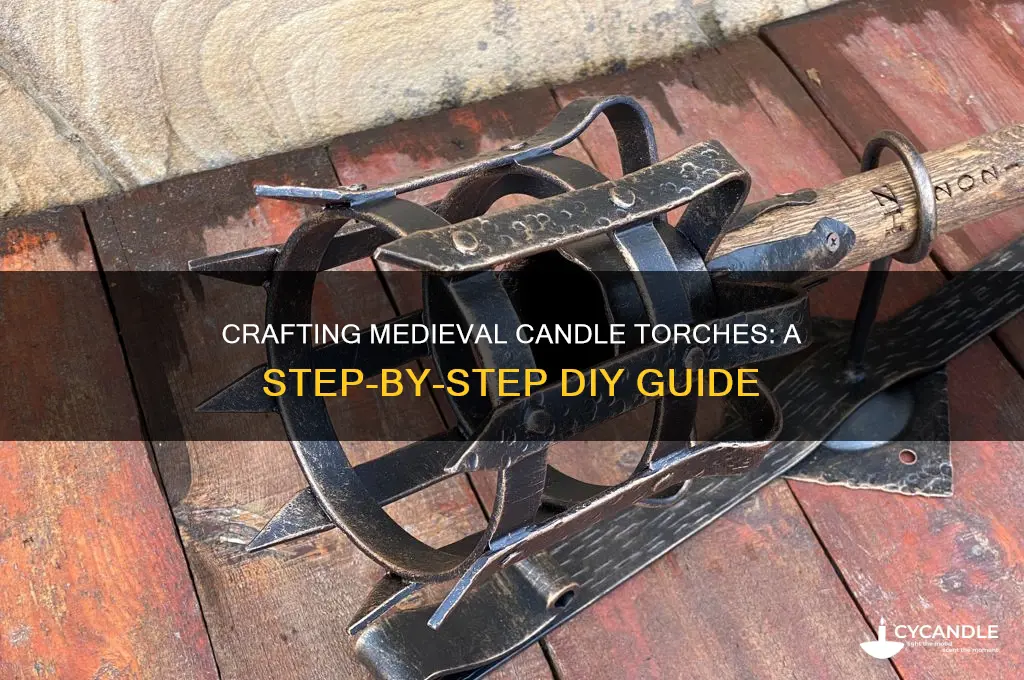 how to make medieval candle torches