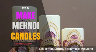 Crafting Mehndi-Inspired Candles: A Step-by-Step DIY Guide