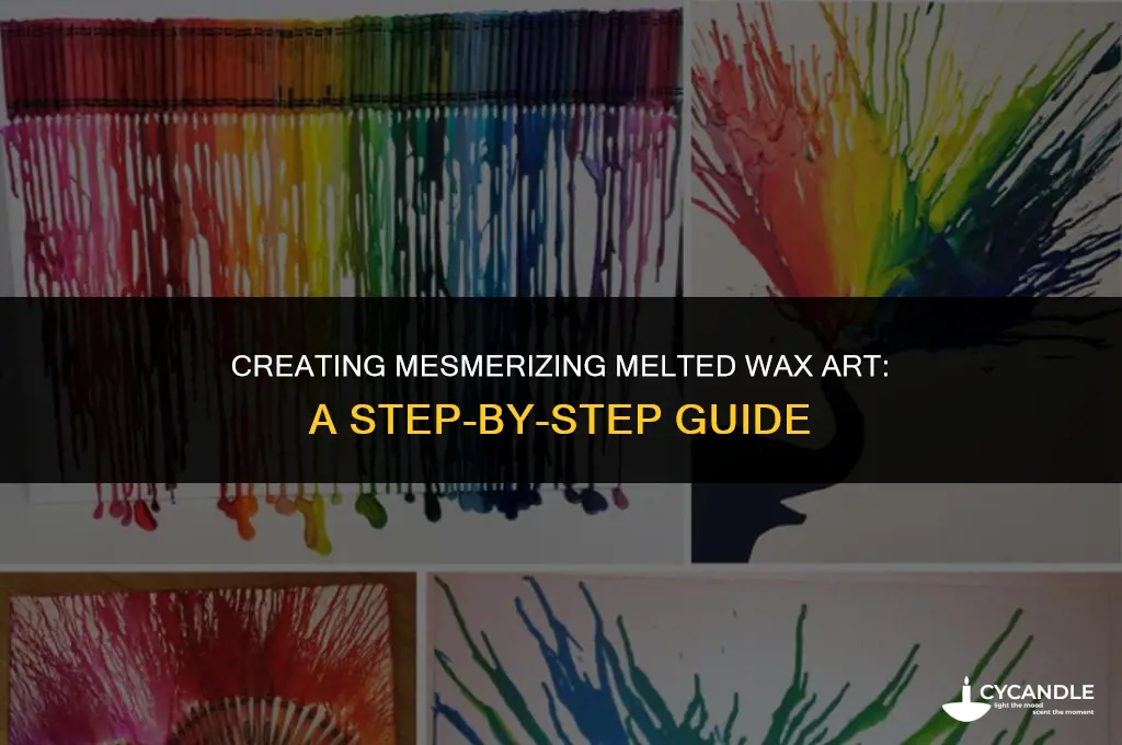how to make melted wax art