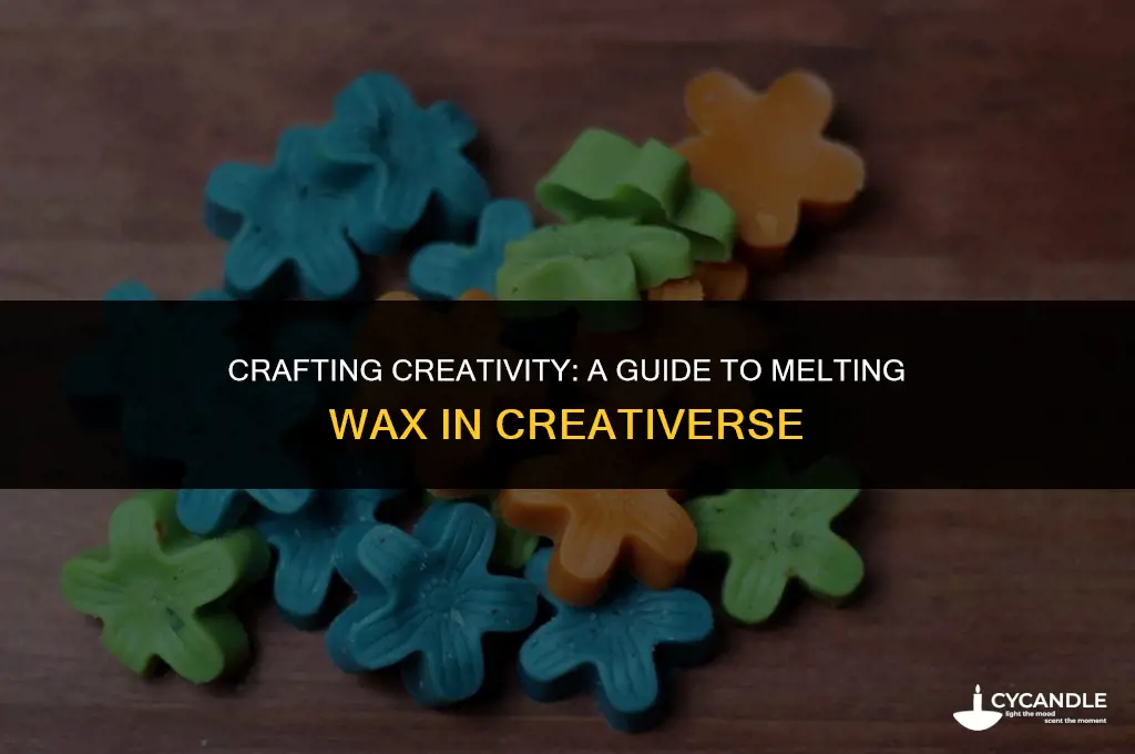 how to make melted wax in creativerse
