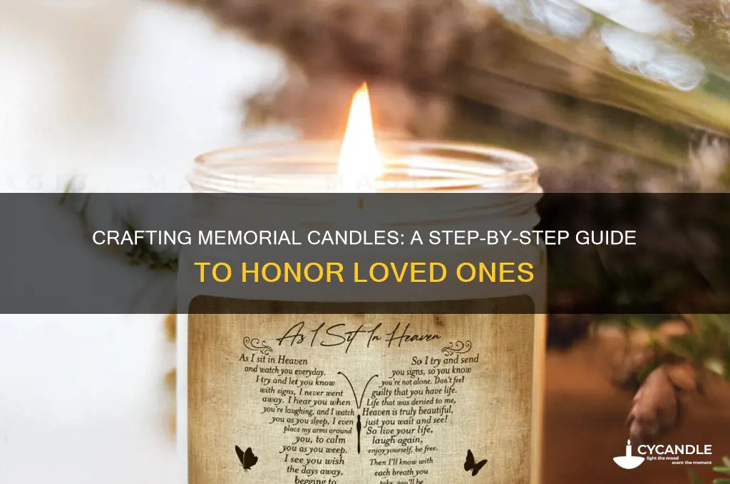 how to make memorial candles
