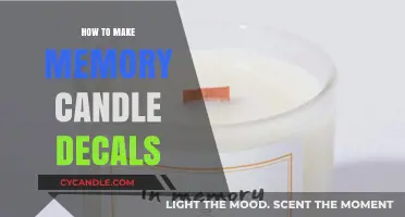 Crafting Personalized Memory Candle Decals: A Step-by-Step DIY Guide