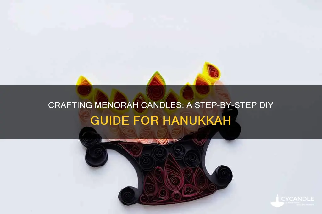 how to make menorah candles