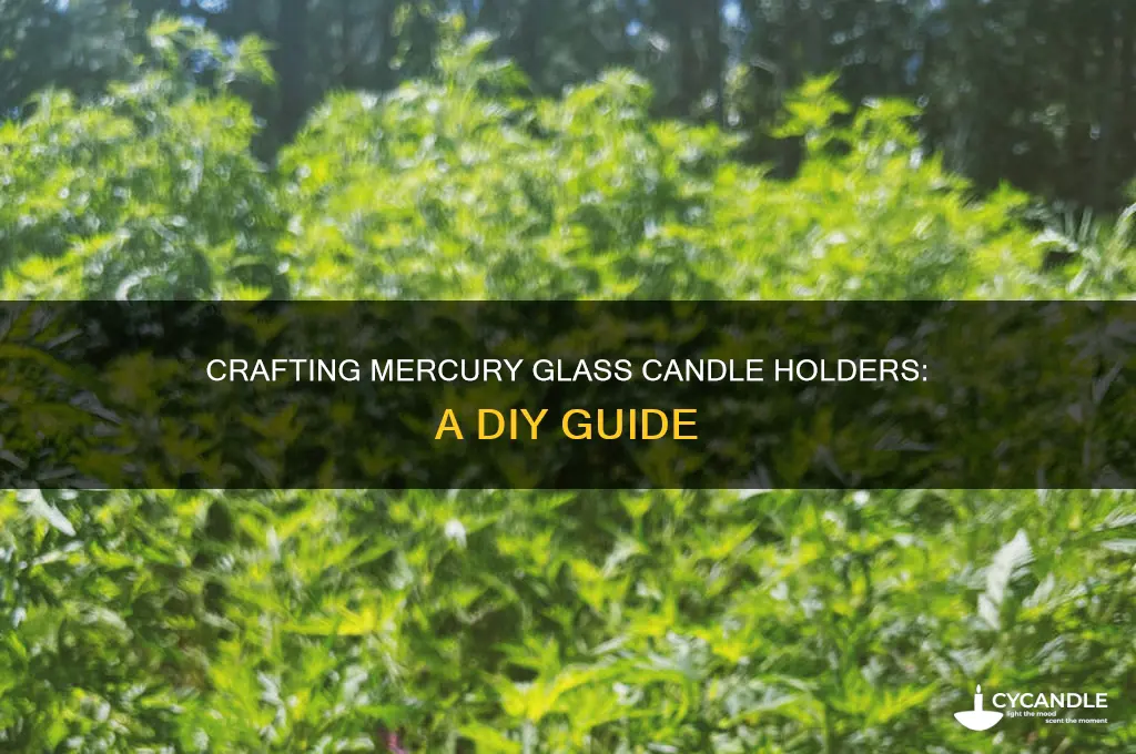 how to make mercury candle holders
