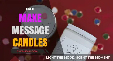 Crafting Message Candles: A Creative DIY Guide for Personalized Gifts