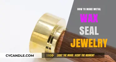 Crafting Elegance: The Art of Metal Wax Seal Jewelry Making