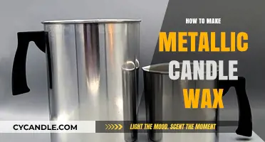 Crafting Metallic Candle Wax: A Step-by-Step DIY Guide