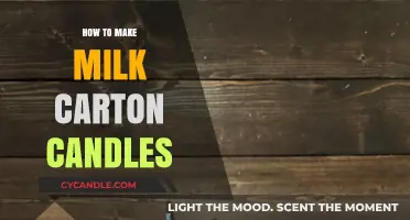 Crafting Eco-Friendly Milk Carton Candles: A Simple DIY Guide