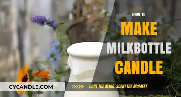 Crafting Milk Bottle Candles: A Simple DIY Guide for Beginners