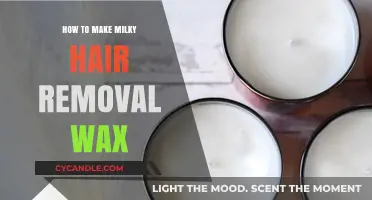 DIY Milky Hair Removal Wax Recipe: Smooth Skin at Home