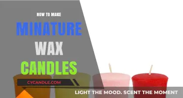 Crafting Tiny Wax Candles: A Step-by-Step DIY Guide