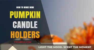 Crafting Cozy Mini Pumpkin Candle Holders for Autumn Evenings