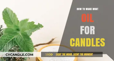 Crafting Mint Oil for Candles: A Simple DIY Guide