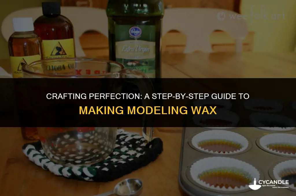 how to make modeling wax