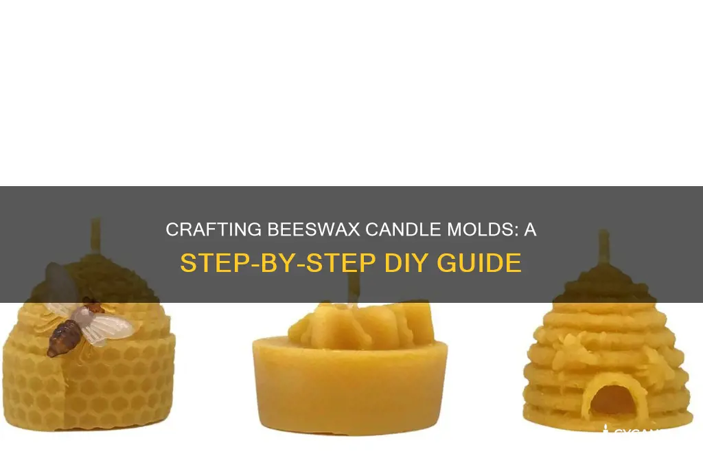 how to make molds for beeswax candles