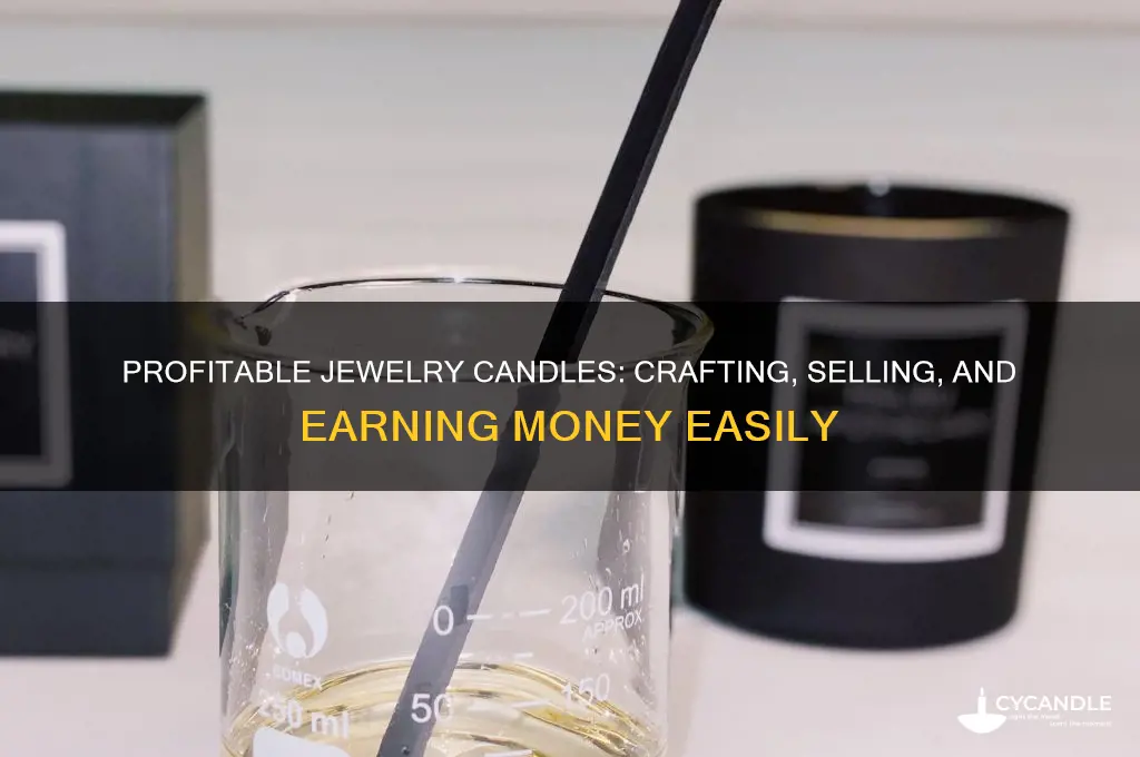 how to make money jewelry candles