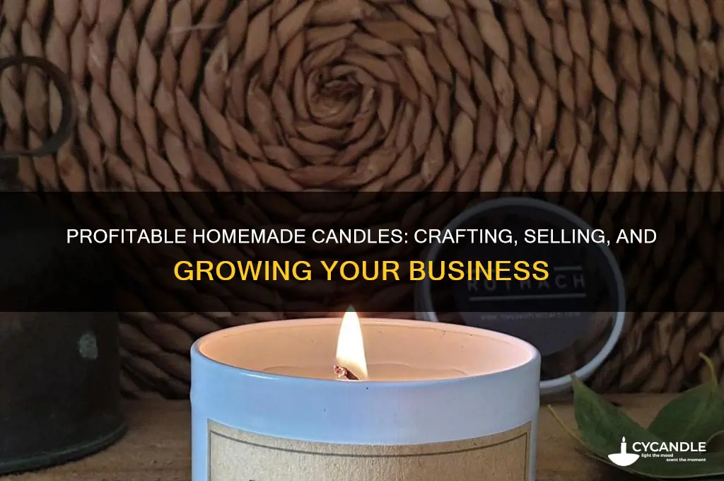 how to make money selling homemade candles