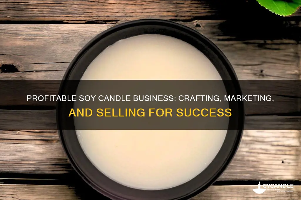 how to make money selling soy candles