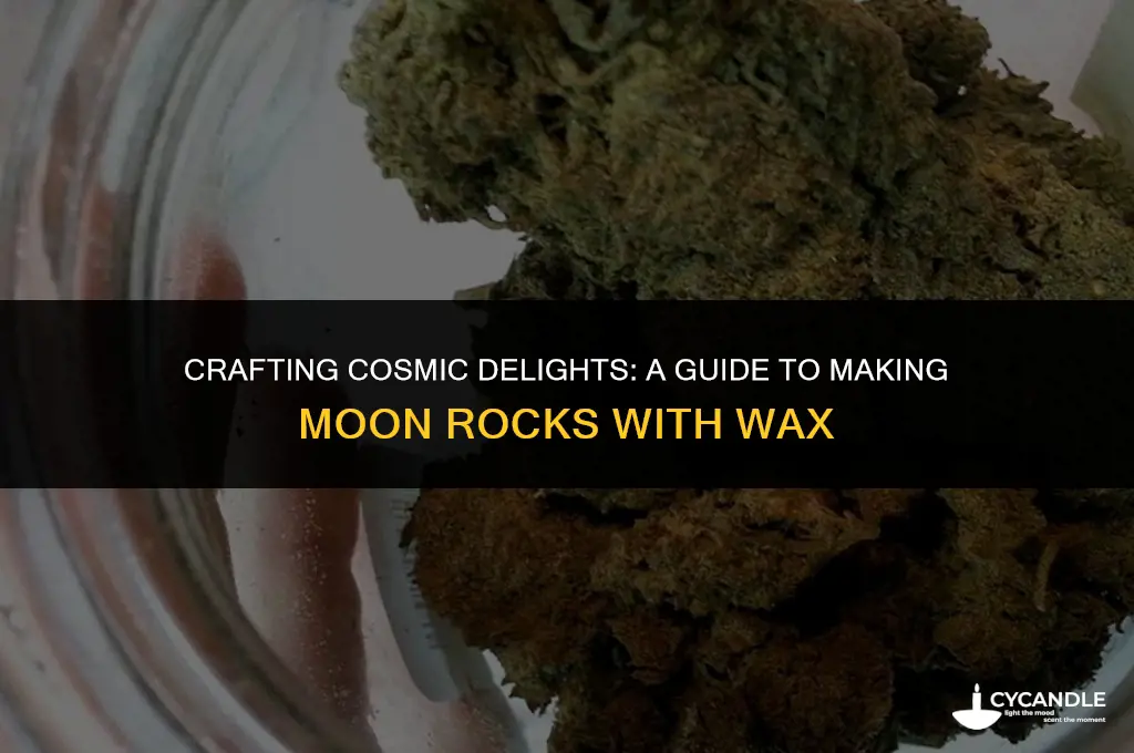 how to make moon rocks with wax
