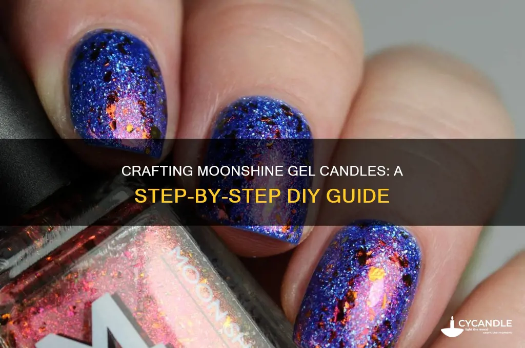 how to make moonshine gel candles