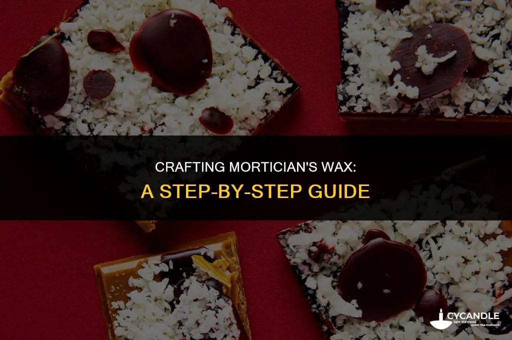 how to make morticians wax