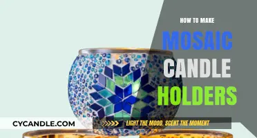 Crafting Stunning Mosaic Candle Holders: A Step-by-Step DIY Guide
