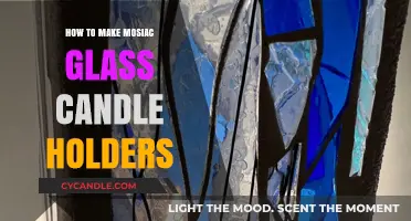 Crafting Stunning Mosaic Glass Candle Holders: A Step-by-Step Guide