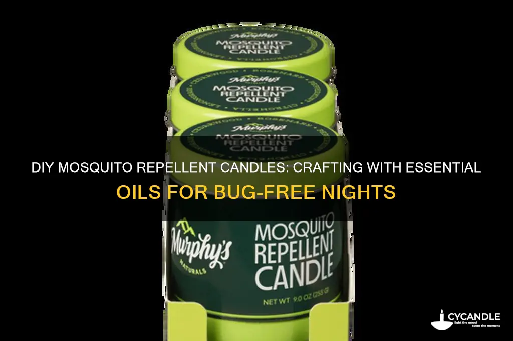 how to make mosquito candles wirh essential oil