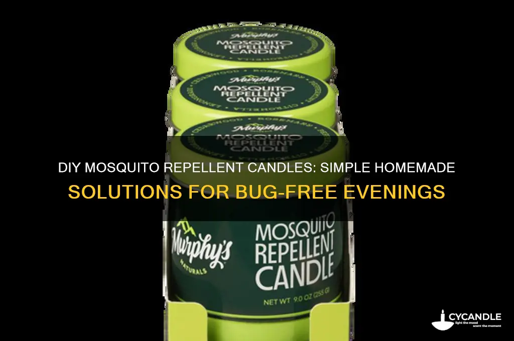 how to make mosquito repellent candles at home