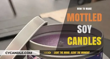 Crafting Mottled Soy Candles: A Step-by-Step DIY Guide